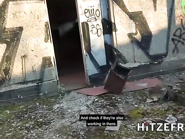 Busty slut Candy Alexa loves getting screwed in abandoned places