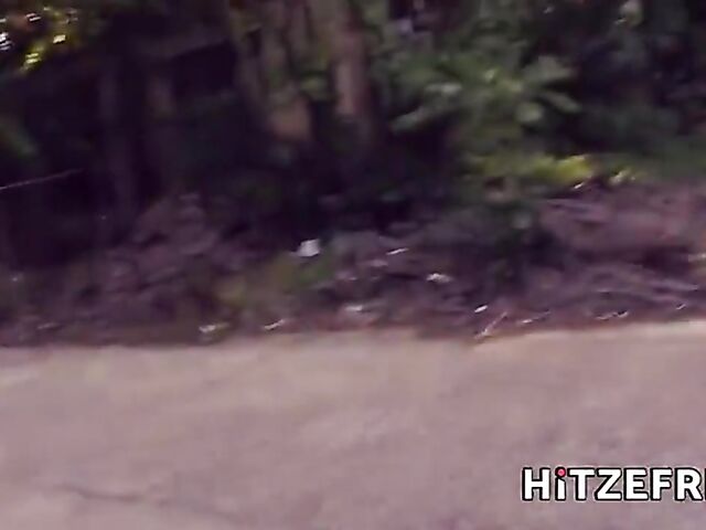 Busty slut Candy Alexa loves getting screwed in abandoned places