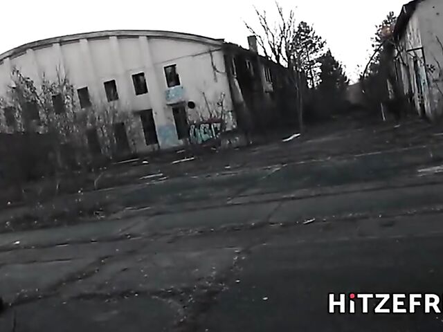 Busty slut Candy Alexa loves getting screwed in abandoned places