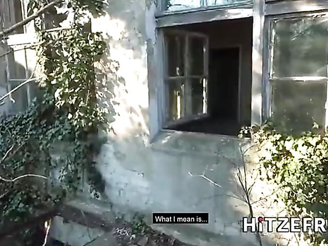 Busty slut Candy Alexa loves getting screwed in abandoned places