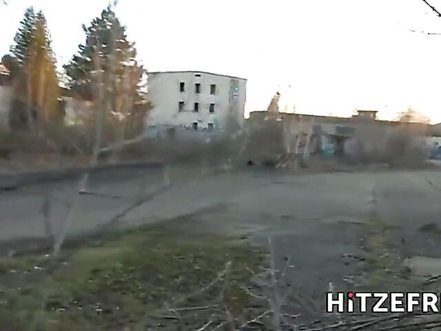 Busty slut Candy Alexa loves getting screwed in abandoned places