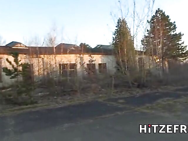 Busty slut Candy Alexa loves getting screwed in abandoned places