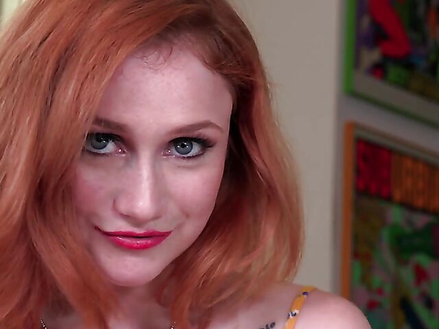 Scarlet Skies - Redhead POV cock cravings