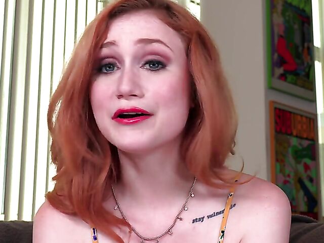 Scarlet Skies - Redhead POV cock cravings