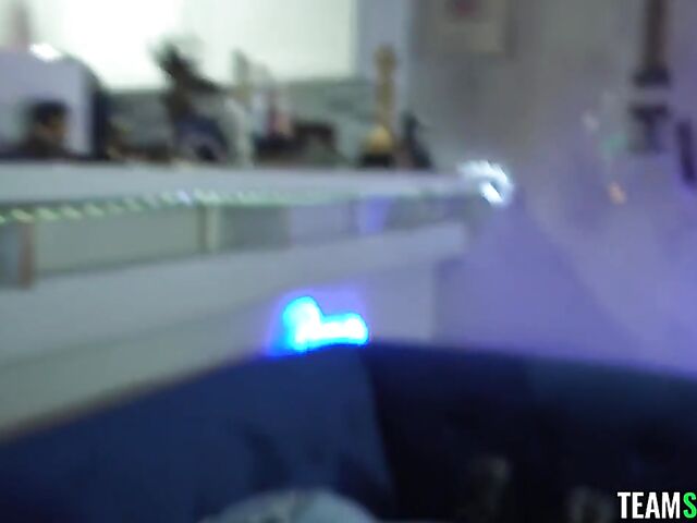 Harmony Wonder - Brown-eyed teen POV blowjob and face fuck