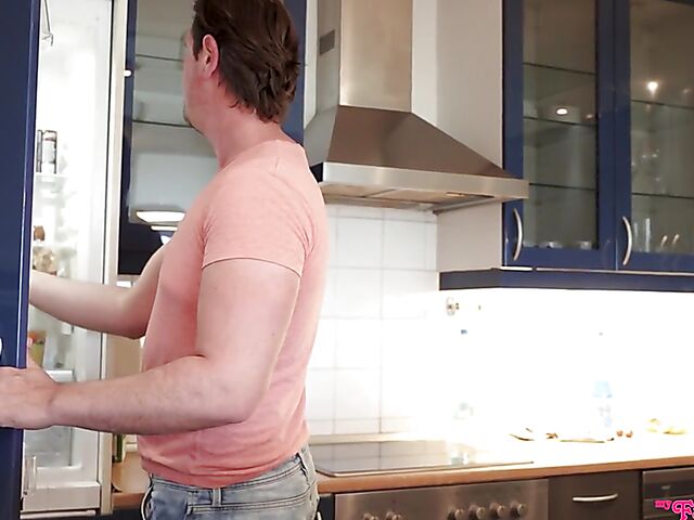 Dirty laundry and panty fuck with Kate Quinn