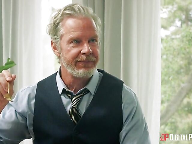 Ebony lesbian MILF gets licked and fingered by latex-clad redhead Lacy Lennon