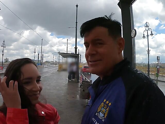 Pretty brunette with natural boobs Jessie Clark gets picked up and pounded for Immoral Live