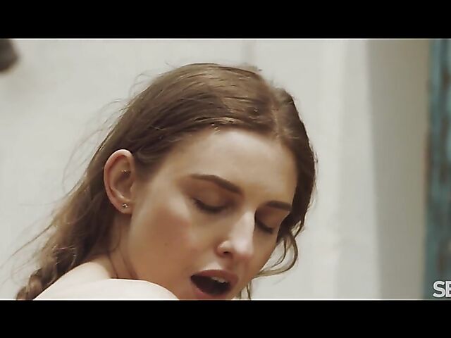 Erotic sex on the patio with sensual Jayla De Angelis