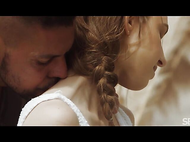 Erotic sex on the patio with sensual Jayla De Angelis