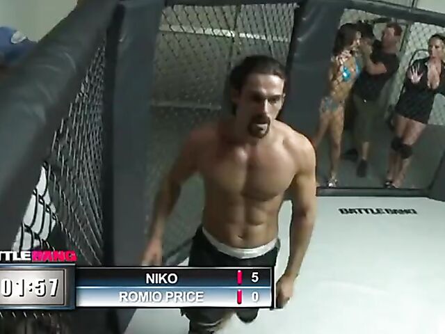 Wrestling fuck madness with hot Battle Bang members  Ann Marie Rios, Amy Brooke and Sophie Dee
