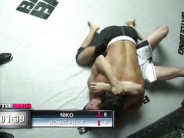 Wrestling fuck madness with hot Battle Bang members  Ann Marie Rios, Amy Brooke and Sophie Dee
