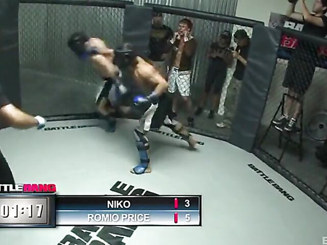 Wrestling fuck madness with hot Battle Bang members  Ann Marie Rios, Amy Brooke and Sophie Dee
