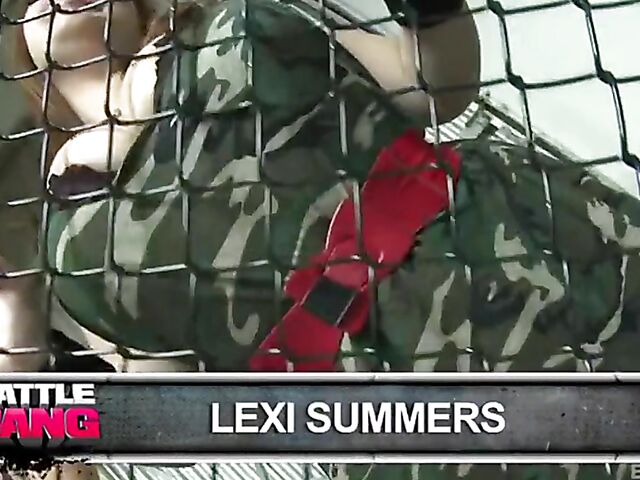 Wrestling fuck madness with hot Battle Bang members  Ann Marie Rios, Amy Brooke and Sophie Dee
