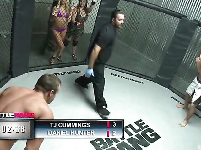 Wrestling fuck madness with hot Battle Bang members  Ann Marie Rios, Amy Brooke and Sophie Dee
