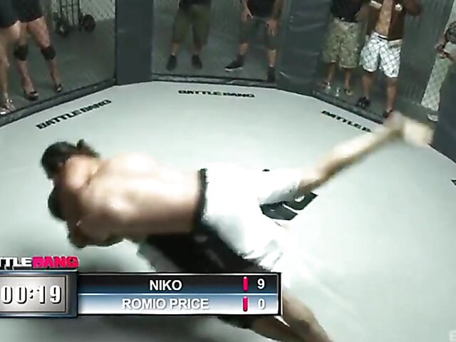 Wrestling fuck madness with hot Battle Bang members  Ann Marie Rios, Amy Brooke and Sophie Dee
