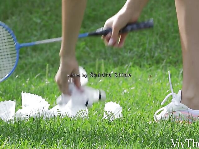 Alyssa Bounty & Alya Stark - Lesbian shower in the summer