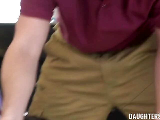 Isabel Moon & Fiona Frost - Group sex with hot stepdaughters on the twister game mat