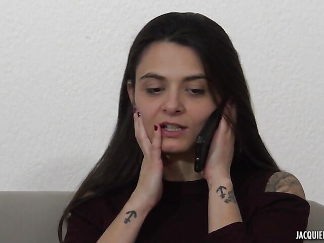 Black stockings anal with natural tits brunette Marina