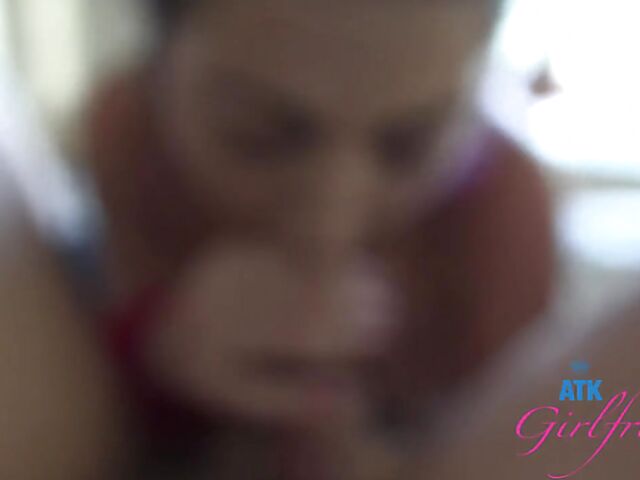 Outdoor POV shagging in the garden with Lily Adams