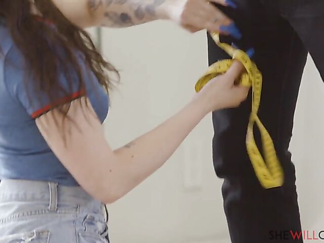 Easy going Mia Moore having hot sex with her boss