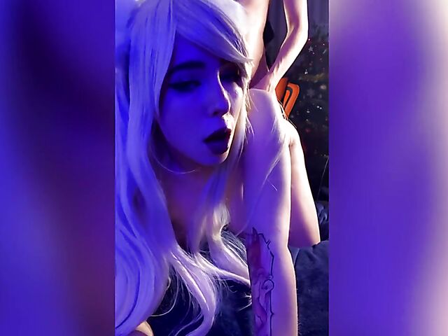 Cosplay anal and footjob with blonde MollyRedWolf 