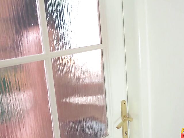 Horny asian housewife Asia Vargas cheating on her husband with a delivery guy