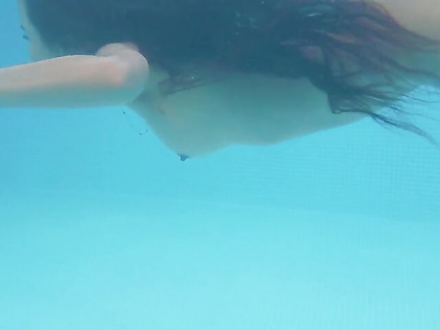 Liloo & Dulce - Exotic nude girls pool and bed lesbian erotic video