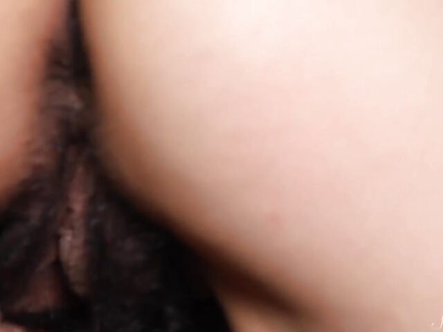 Exotic flat-chested beauty Rezza love showing her hairy armpits and hairy pussy