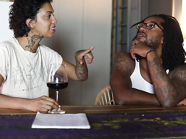 Ravyn & Sam - Exotic couple's kitchen sex video