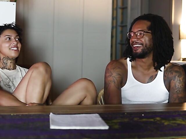 Ravyn & Sam - Exotic couple's kitchen sex video