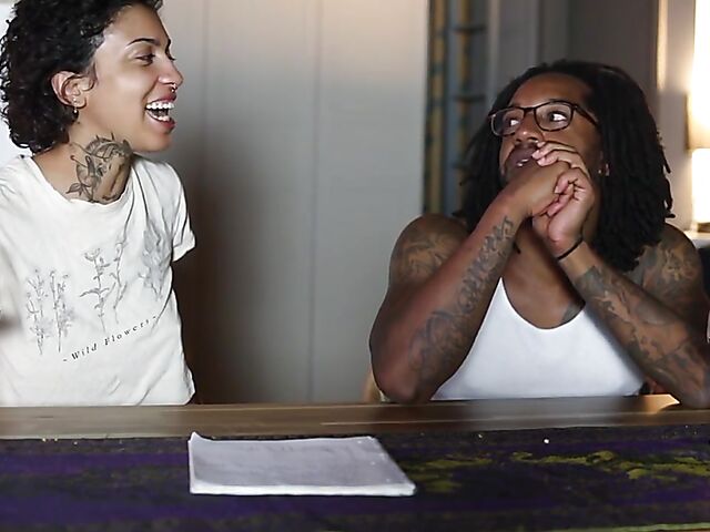 Ravyn & Sam - Exotic couple's kitchen sex video