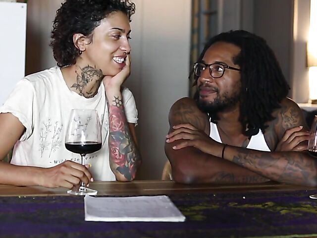 Ravyn & Sam - Exotic couple's kitchen sex video