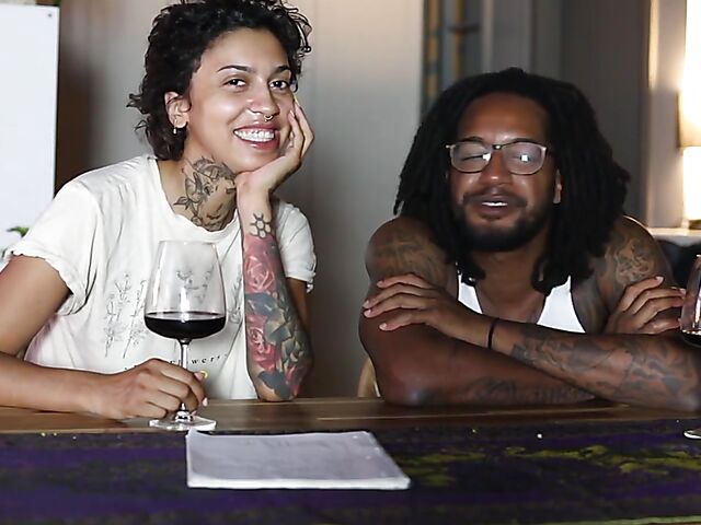 Ravyn & Sam - Exotic couple's kitchen sex video