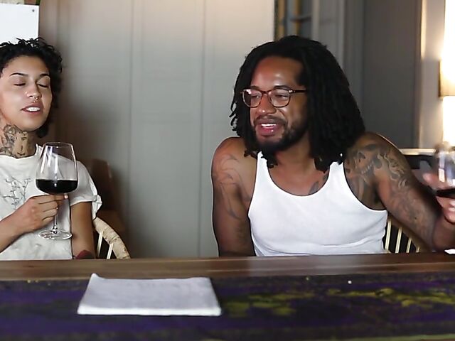 Ravyn & Sam - Exotic couple's kitchen sex video