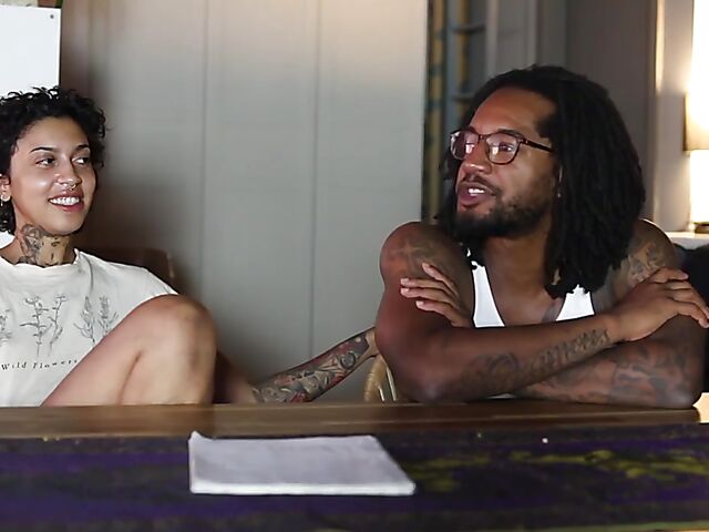 Ravyn & Sam - Exotic couple's kitchen sex video