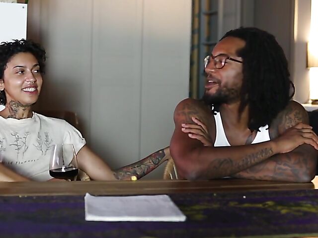 Ravyn & Sam - Exotic couple's kitchen sex video