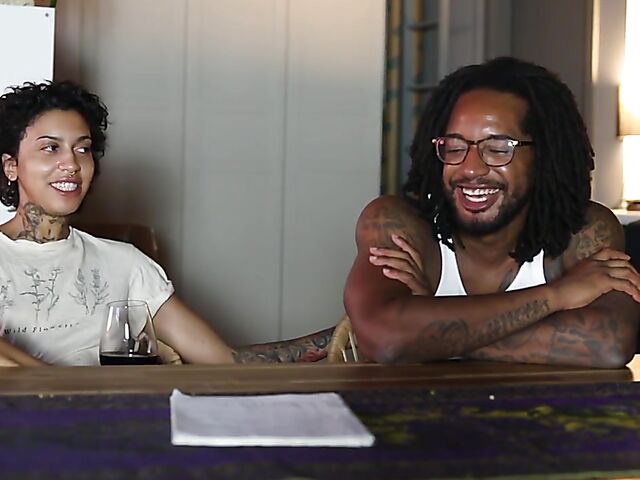 Ravyn & Sam - Exotic couple's kitchen sex video