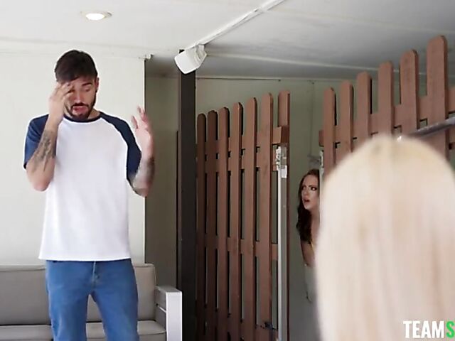 Bad MILF teaching teen with Carmen Valentina and Layla Belle