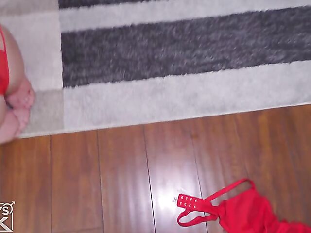 Red lingerie fuck with Kylie Storm and Chase Arcangel