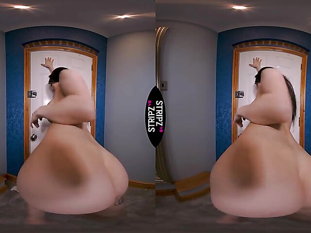 Sultry Stacey Carlaa's big fake tits in VR 3D