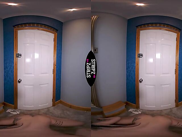 Sultry Stacey Carlaa's big fake tits in VR 3D