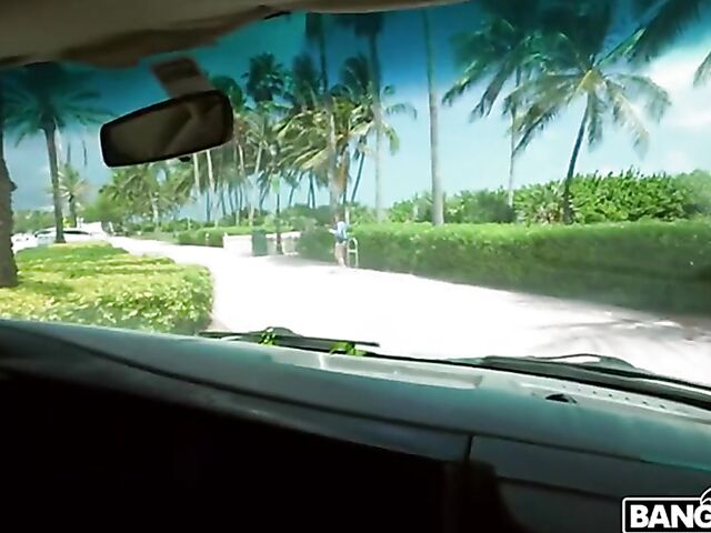 Easy Gracie Gates with big naturals gets talked into sex for money