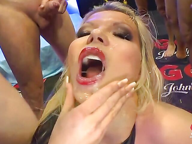 German anal blondes get fucked in the ass and swallow