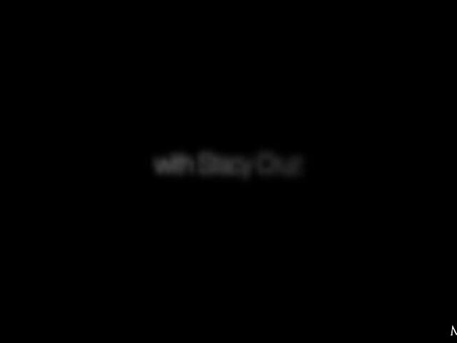 Stacy Cruz - Euro babe in black stockings solo fingering