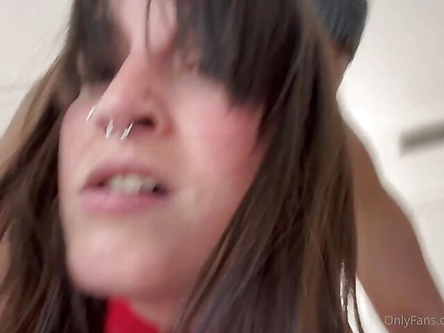 LaSirena69 taking Dredd's giant black cock POV