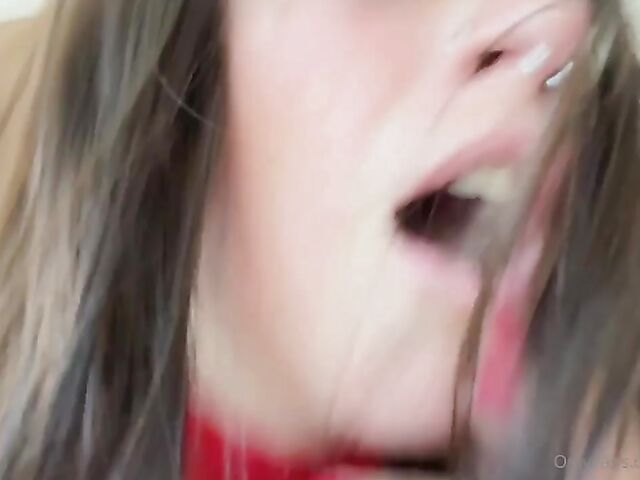 LaSirena69 taking Dredd's giant black cock POV