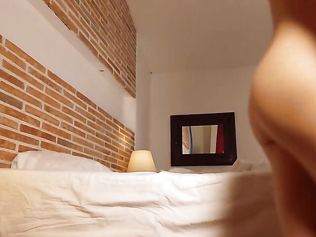 Flexible solo in black lingerie and masturbation with beautiful Irene Rouse