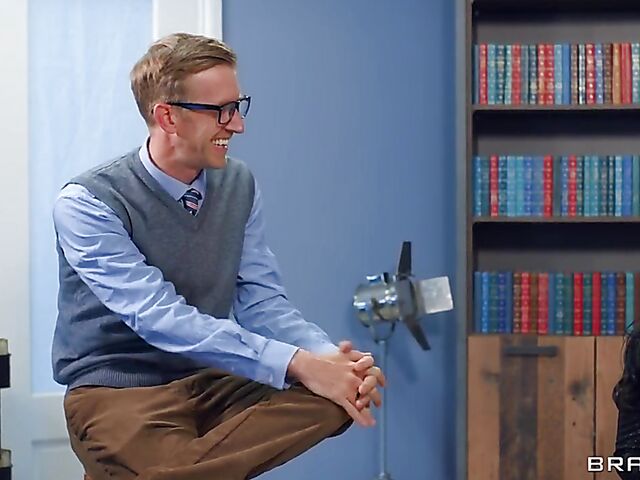 Roxee Couture's friends watching her fuck a big white dick of Danny D