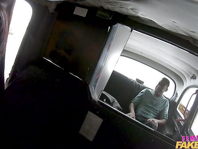 Car interracial fuck with big titted taxi driver Sofia Lee